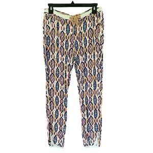 Anthropologie Pilcro And The Letterpress‎ Pants Paz Ikat Cropped Jogger Boho 27